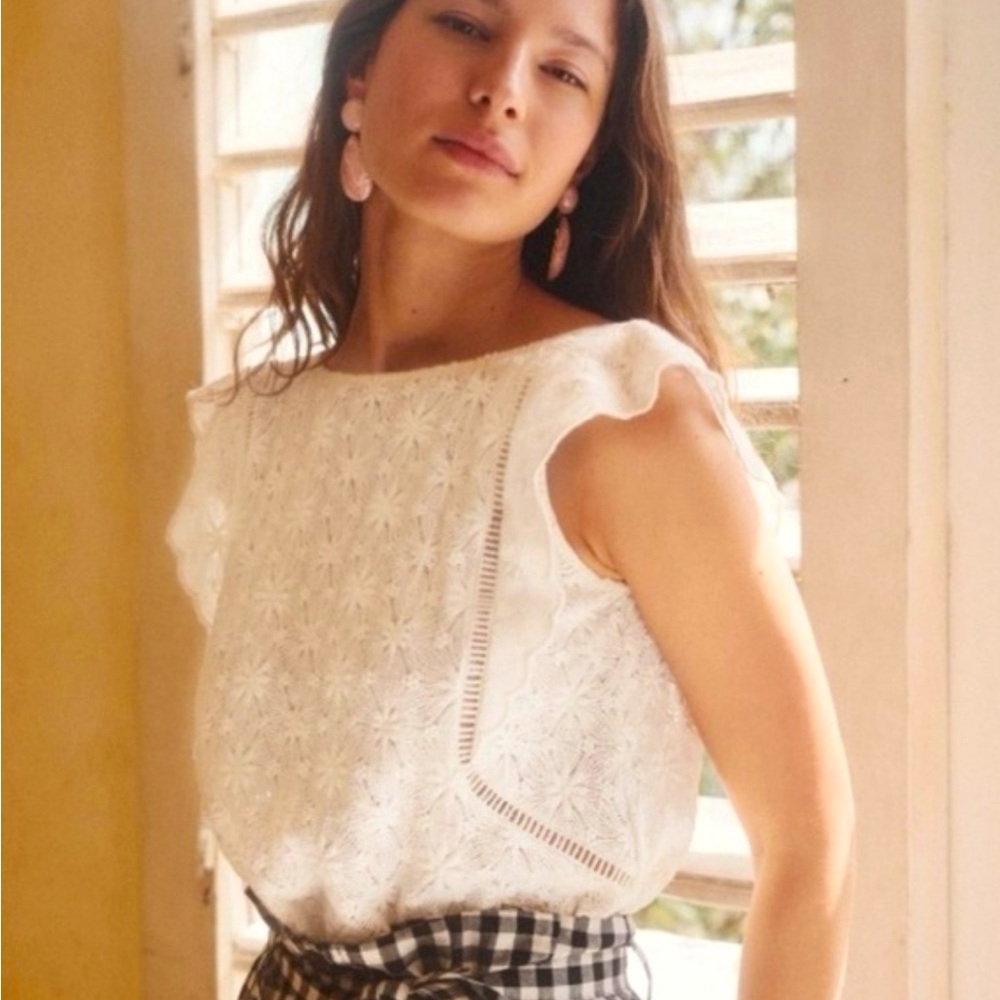 Sézane Blouse Amande sz 38